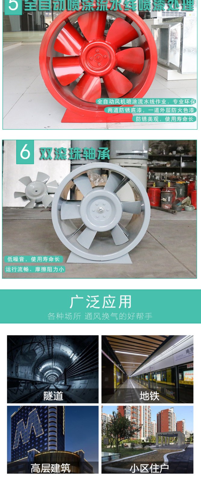 雙速消防排煙風(fēng)機 軸流通風(fēng)機